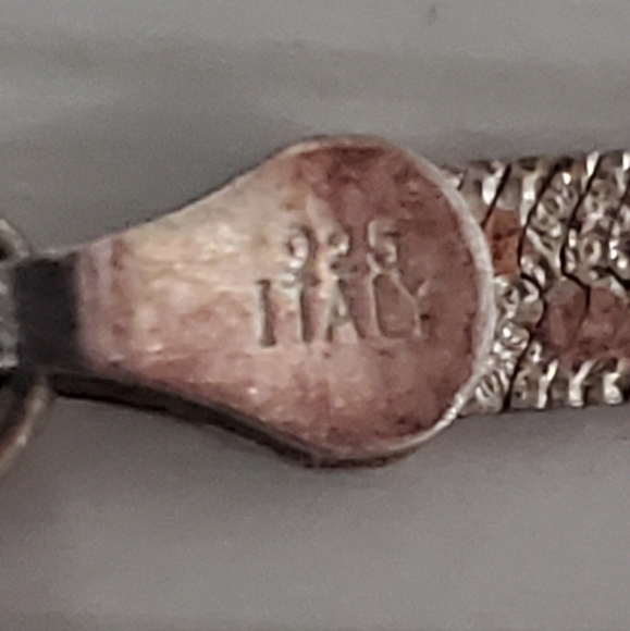 Italian 925 silver 16" necklace. - Picture 8 of 11